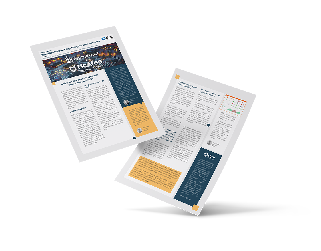 BeyondTrust McAfee PAM ePO DMI
